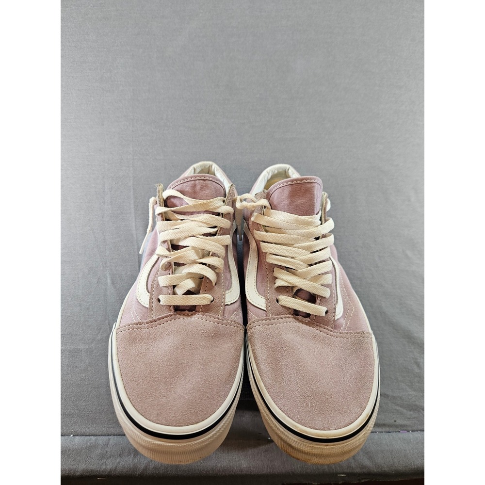Vans Old Skool Dusty Rose Mauve Suede Canvas Low Top Sneakers Mens 9 Womens 10.5